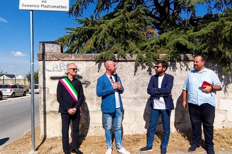 inaugurazione via mastromatteo
