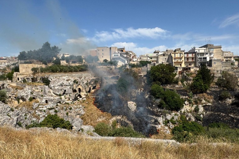incendio costone gravina 130725