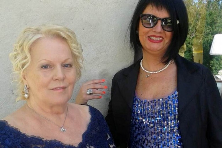 Katia Ricciarelli con Rita Evangelista