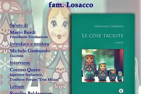 Locandina presentazione libro Carrassa