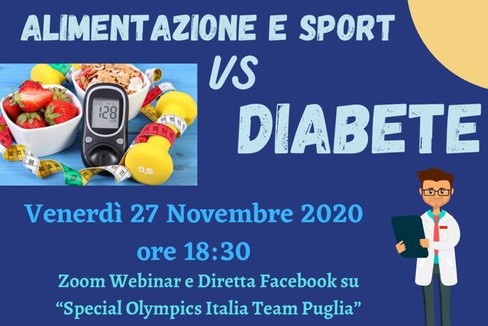 webiner Alimentazione e sport vs diabete