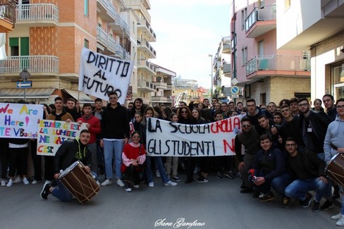 manifestazione studentesca. <span>Foto Sara Garofano</span>