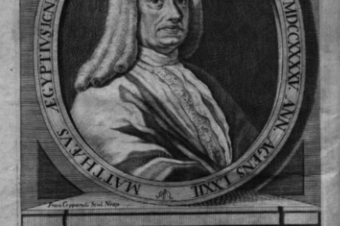 Matteo Egizio, Erudito letterato, Scrittore, Conte, Bibliotecario reale