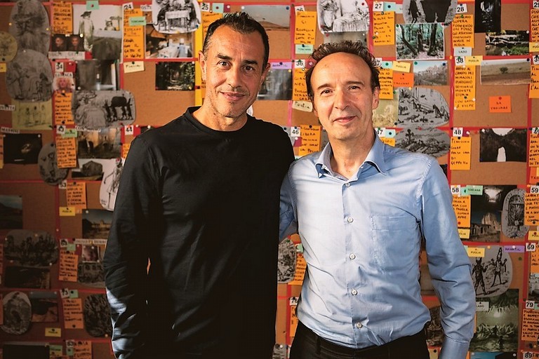 nella foto: Matteo Garrone e Roberto Benigni