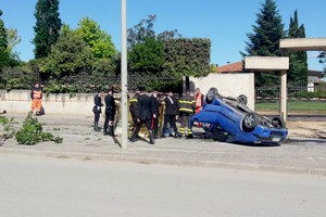 incidente altamura viale pio