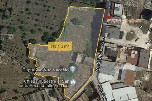 L’area e la cripta di San Vito Vecchio sono in vendita