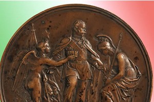 Medaglia commemorativa. Roma Capitale d'Italia. 1871