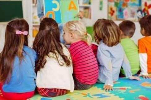 bambini di scuola dell'infanzia