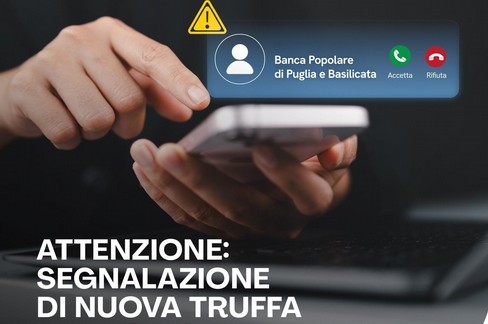 Frodi telefoniche, la Bppb allerta i clienti