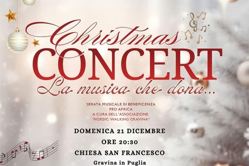 Christmas Concert: la musica che dona