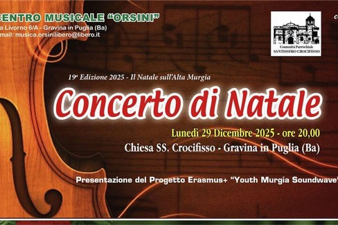Concerto di Natale 2025 per la pace