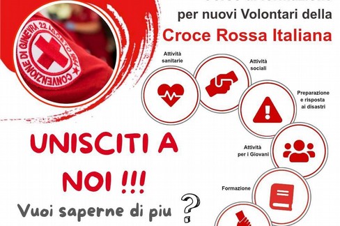 “Unisciti a Noi”, corso per nuovi volontari di CRI