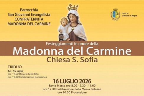 Festeggiamenti per la Madonna del Carmine
