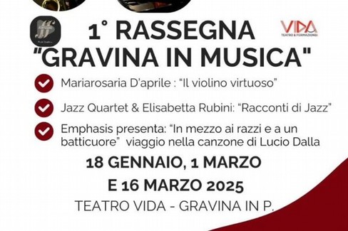 “Gravina in Musica”, secondo appuntamento