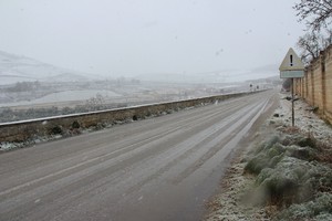 Strada neve ghiaccio