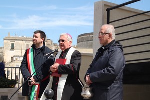 inaugurazione rampa cattedrale. <span>Foto Ilaria Logruosso</span>