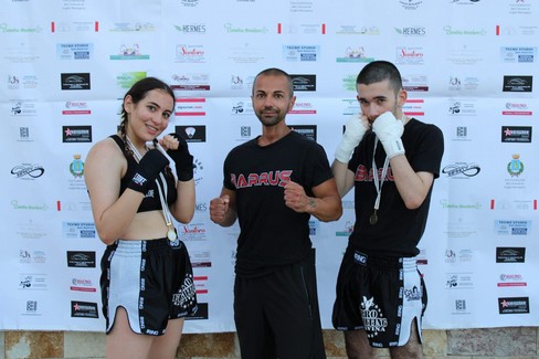 Alessia e Mattia, giovani  "fighters " crescono