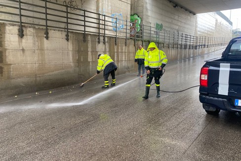 Maltempo, situazione sotto controllo