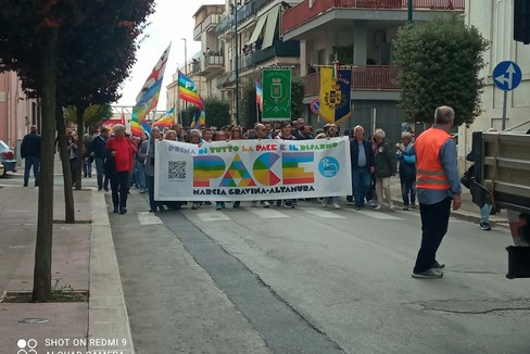Gravina in marcia per la pace: insieme contro ogni guerra