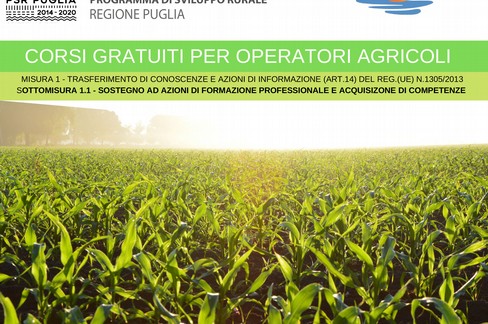 Corsi gratuiti per operatori agricoli