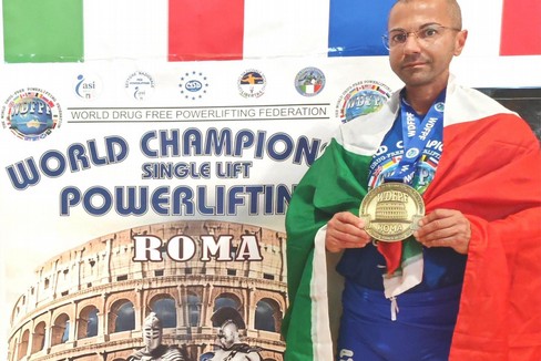Mondiali Powerlifting, Filippo Mascellaro Medaglia d’oro