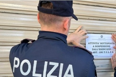 Gravina, Polizia di Stato sospende licenza ad un bar