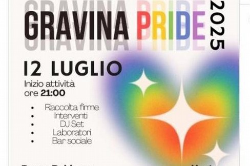Arriva il Gravina Pride 2025