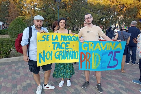 Gravina Pride 2025: Se la Murgia tace, noi gridiamo