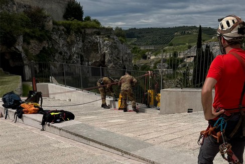 Rimosso ordigno nella Gravina
