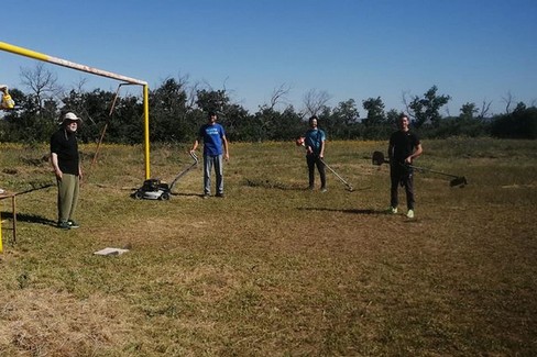 Bosco Difesa Grande, campetto di calcio rimesso a nuovo