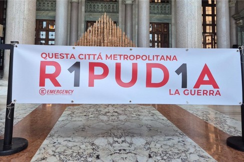 La Città Metropolitana di Bari “R1pud1a” la guerra