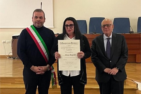 Stella Angiulli Cavaliere al Merito della Repubblica