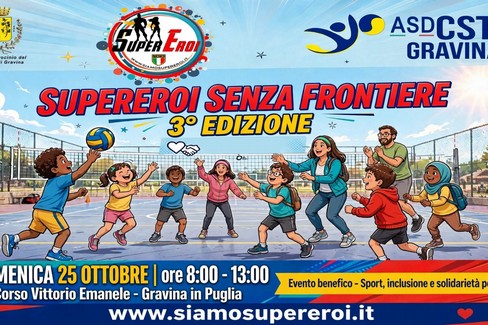 Torna a Gravina “Supereroi senza frontiere”