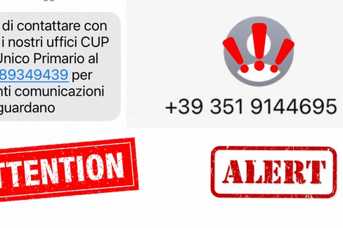 Messaggi truffa, ASL Bari mette in guardia i cittadini