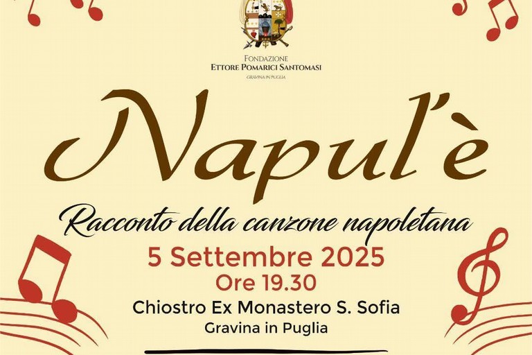 A Santa Sofia lo spettacolo “Napol’è”