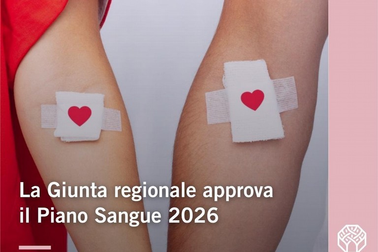 La Giunta regionale approva il piano sangue 2026