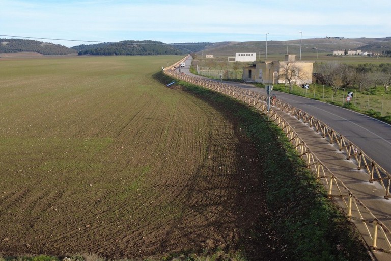 pista ciclopedonale biocompatibile tra Poggiorsini e San Magno