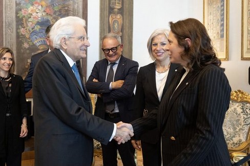 Rosamaria Derosa Incontra il presidente Mattarella