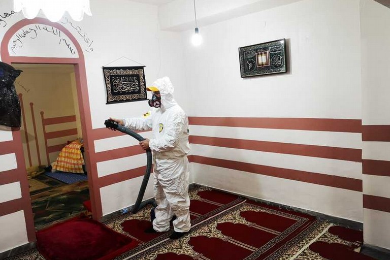 sanificazione moschea