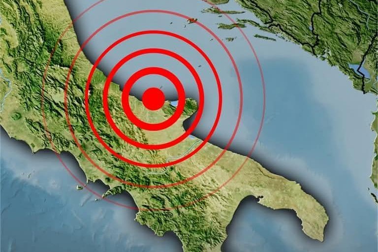 terremoto sul gargano