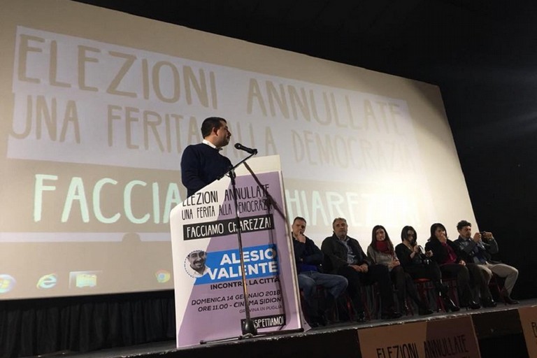 comizio valente elezioni annullate