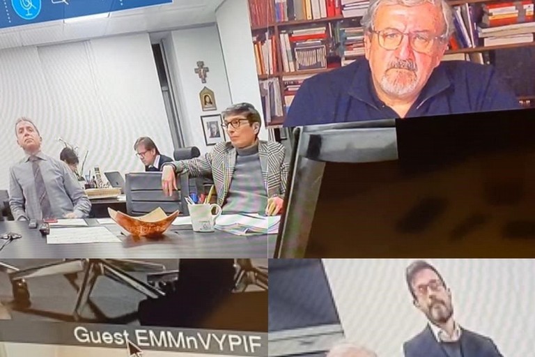 video conferenza Regione - casa farmaceutica Roche